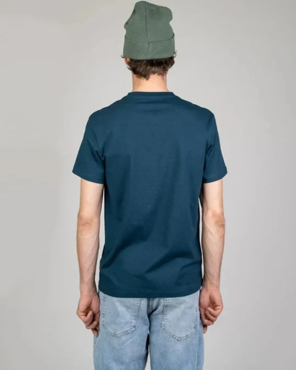 Herren T-Shirt aus Bio-Baumwolle Treeshirt Petrol