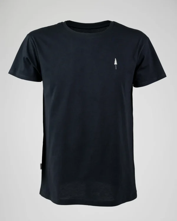 Herren T-Shirt aus Bio-Baumwolle Treeshirt Schwarz