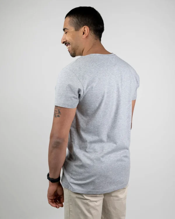 Herren T-Shirt aus Bio-Baumwolle Treeshirt Grau
