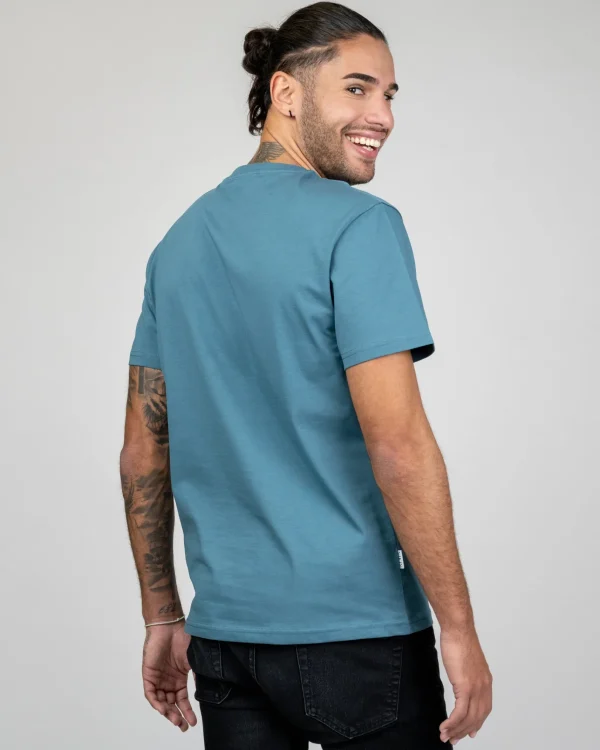 Herren T-Shirt aus Bio-Baumwolle Treeshirt Faded Teal
