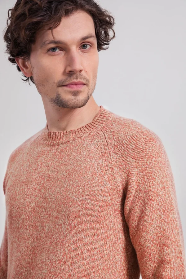 Herren-Kaschmirpullover Dante Orange