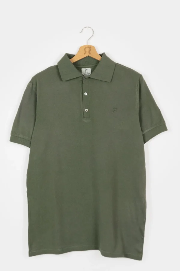 Herren-Poloshirt Felice Olivgrün