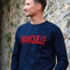 Herren-Sweatshirt Le Tranquille Blau