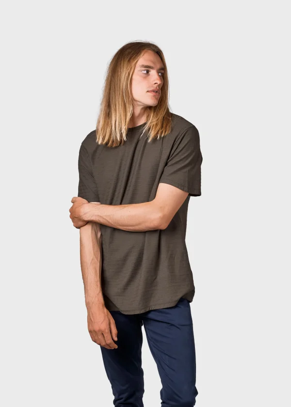 Herren-T-Shirt Lauge Olive