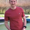Herren-T-Shirt The Authentic Burgundy