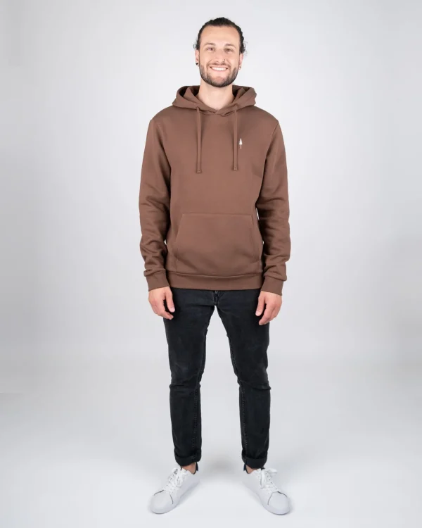 Hoodie aus Bio-Baumwolle TreeHoodie Walnut