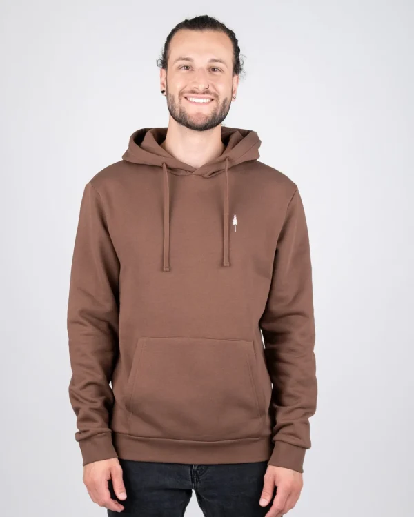 Hoodie aus Bio-Baumwolle TreeHoodie Walnut