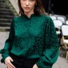 Hortensia Grün Bluse