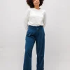 Indigo Damen-Cordhose