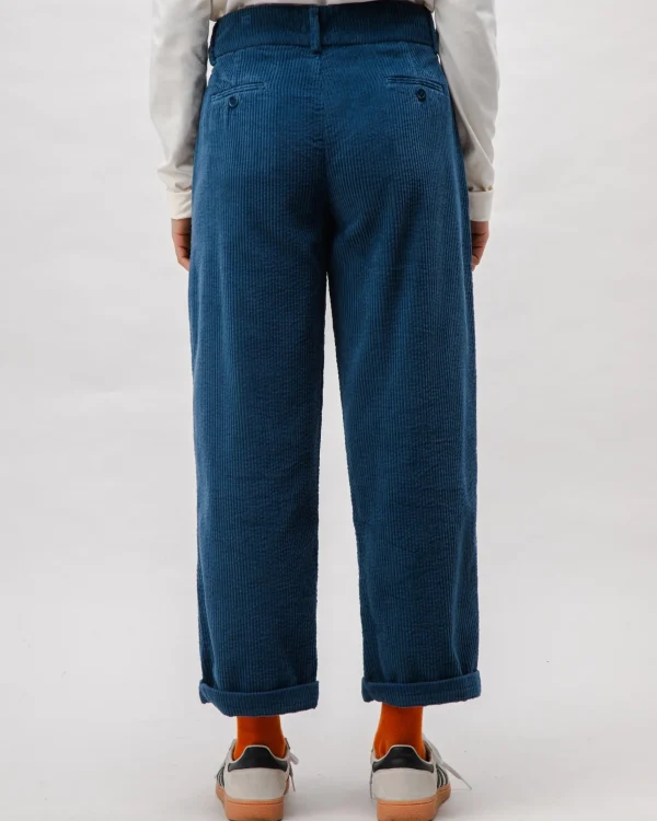 Indigo Damen-Cordhose