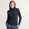 Kaschmir Rollkragen-Pullover Susanna Grau