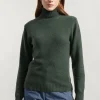 Kaschmir Rollkragen-Pullover Ada Waldgrün