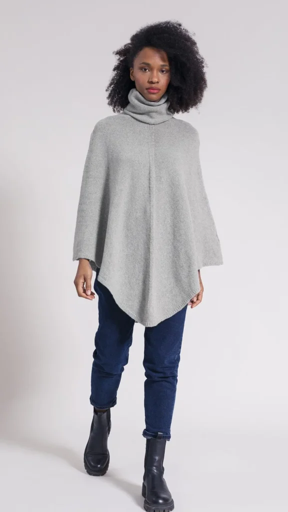 Kaschmirponcho Elisabetta Grau