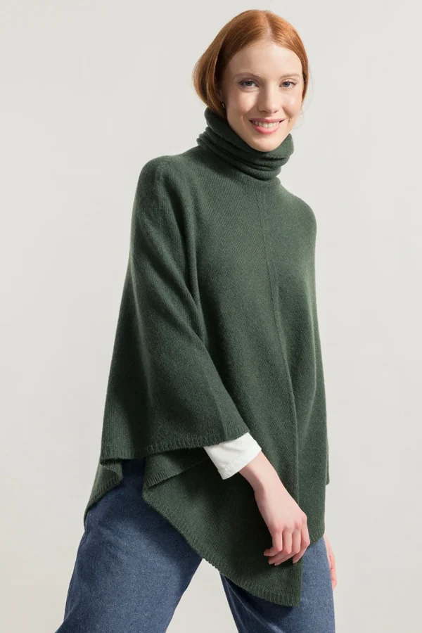 Kaschmirponcho Elisabetta Green