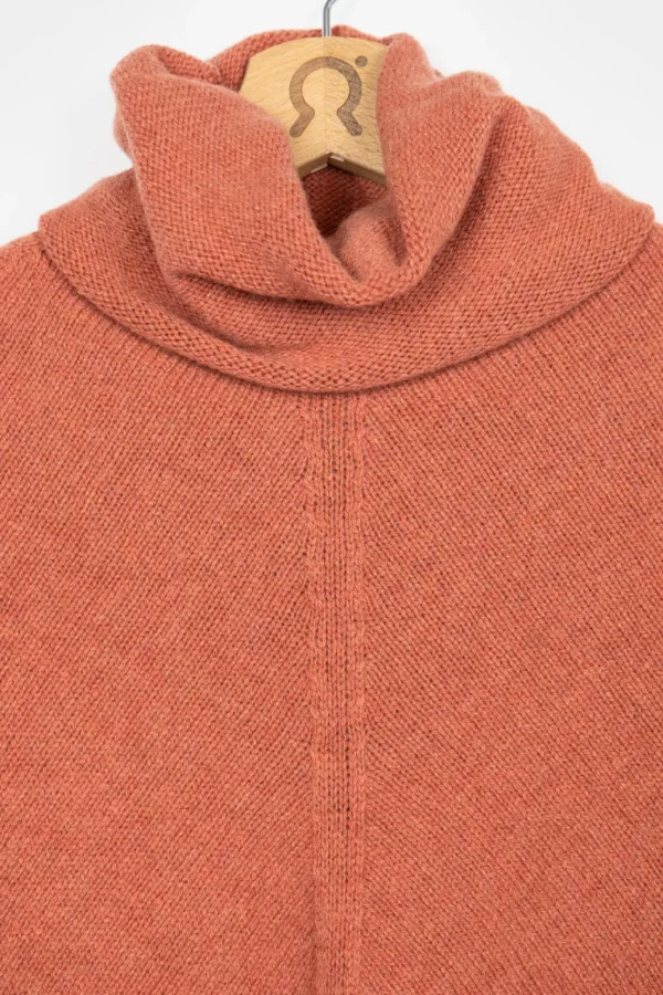 Kaschmirponcho Elisabetta Orange