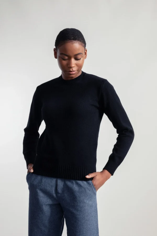 Kaschmirpullover Edda Schwarz