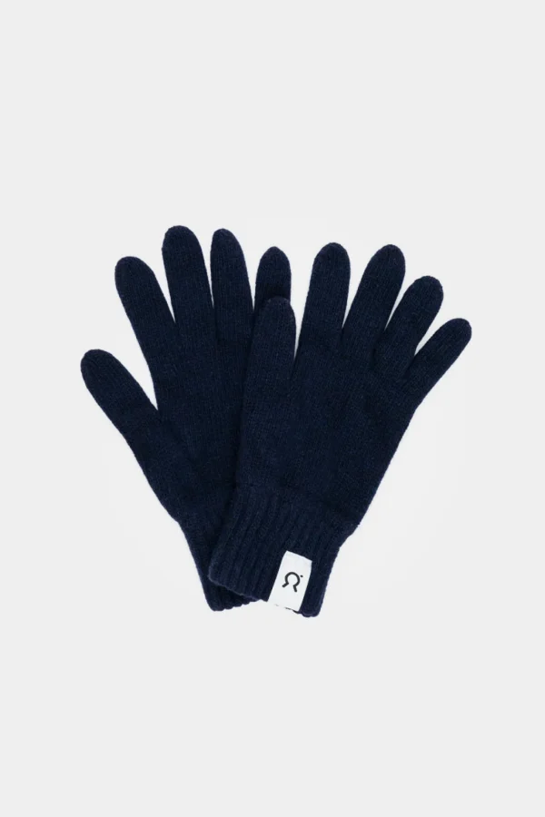 Kaschmirwolle Damenhandschuhe Anita Marineblau