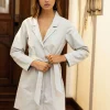 Kurzes Blazer Kleid Pia Beige