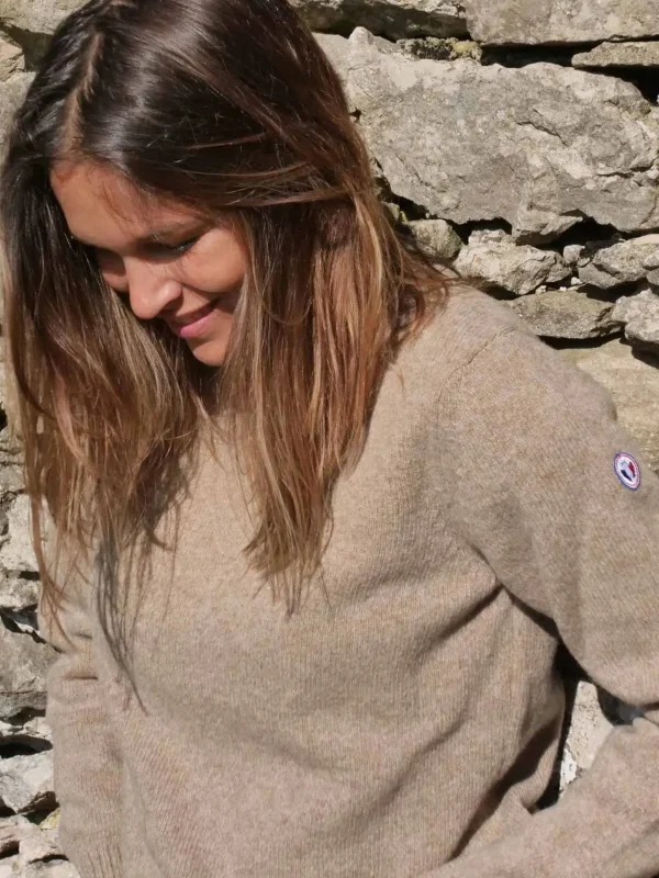 Le Frileux Naturel Unisex-Merinopullover