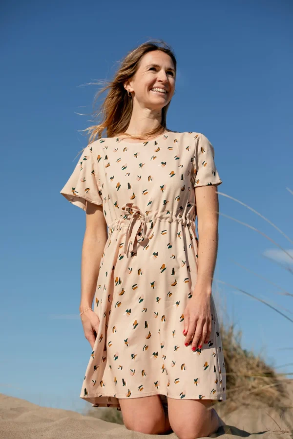 Leichtes Skaterrkleid Costa Blush