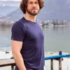 Leinen-T-Shirt L'Indispensable Blau