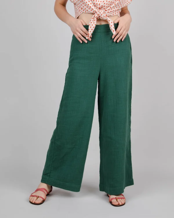 Lockere Damenhose Grün