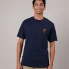 Marineblaues Herren-T-Shirt Peanuts