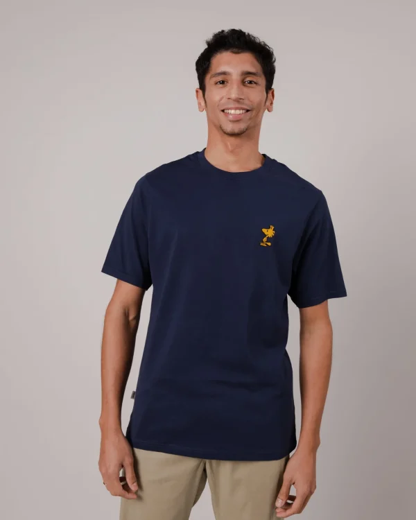 Marineblaues Herren-T-Shirt Peanuts