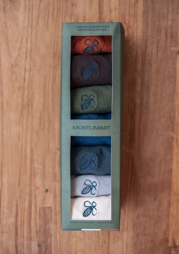 Mehrfarbige Herrensocken Wochenbox