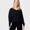 Merinowolle Damenpullover Vanessa Schwarz