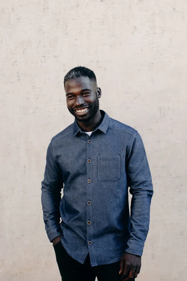 Mr Goeland Denim-Überhemd