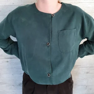 Nicky Grüne Bluse