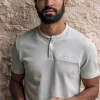 Organic cotton polo shirt Monpolo hellgrün