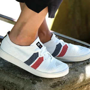 Original recycelte Tricolore-Sneaker