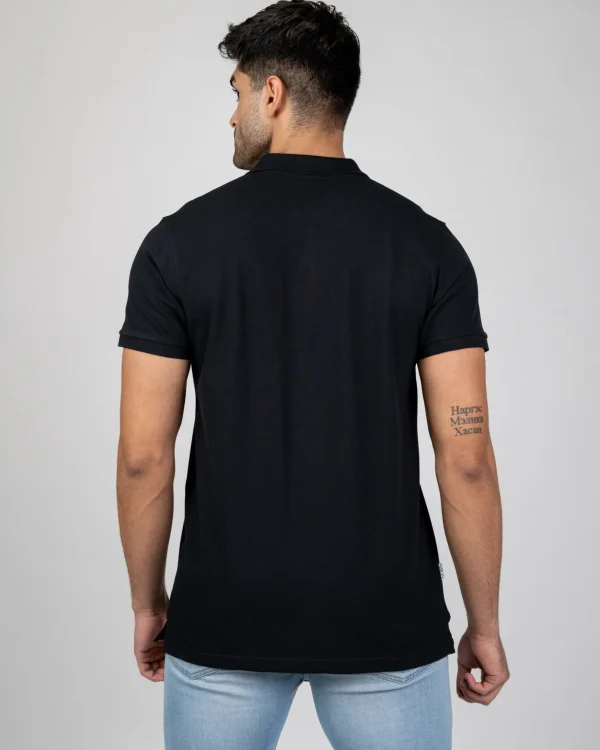 Poloshirt aus Bio-Baumwolle TreePolo Schwarz