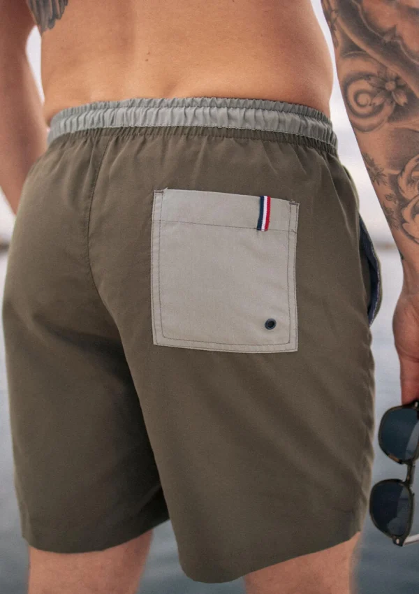 Recycelte Badeshorts Plongeon Khaki