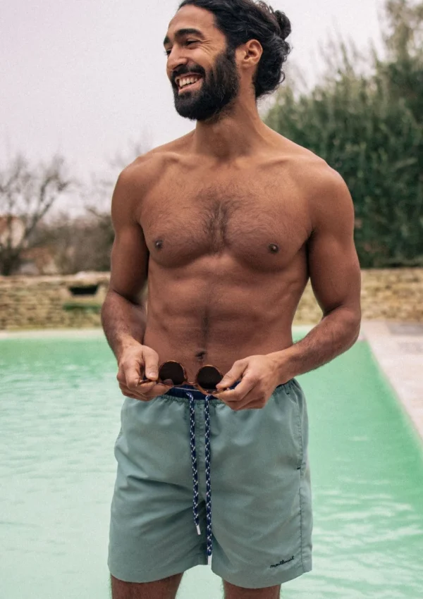 Recycelte Badeshorts Plongeon Green