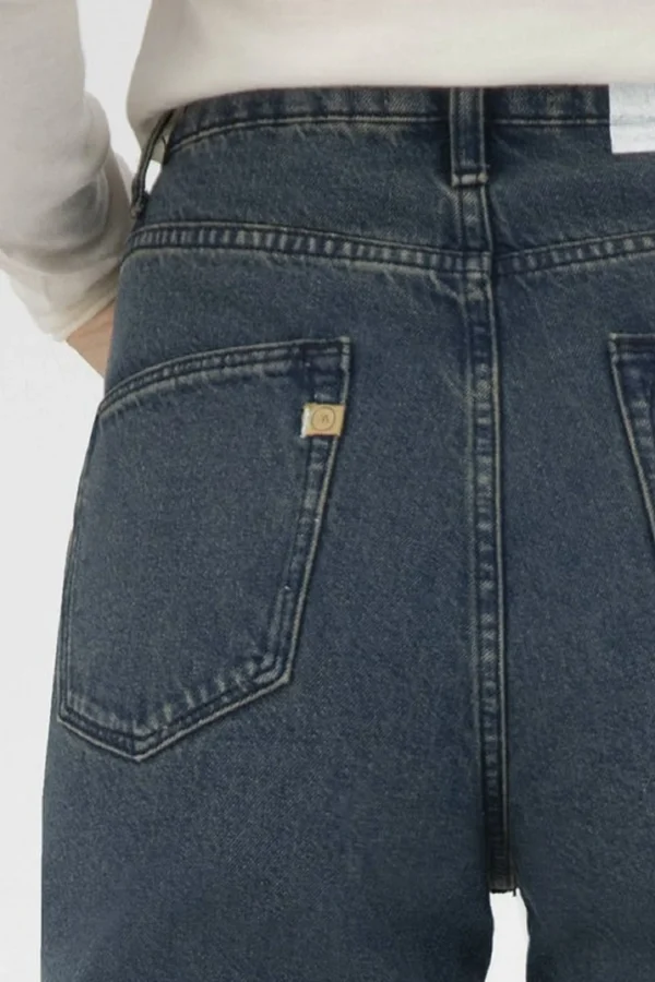 Reguläre, entspannte Jeans für Damen, Rosenwalblau