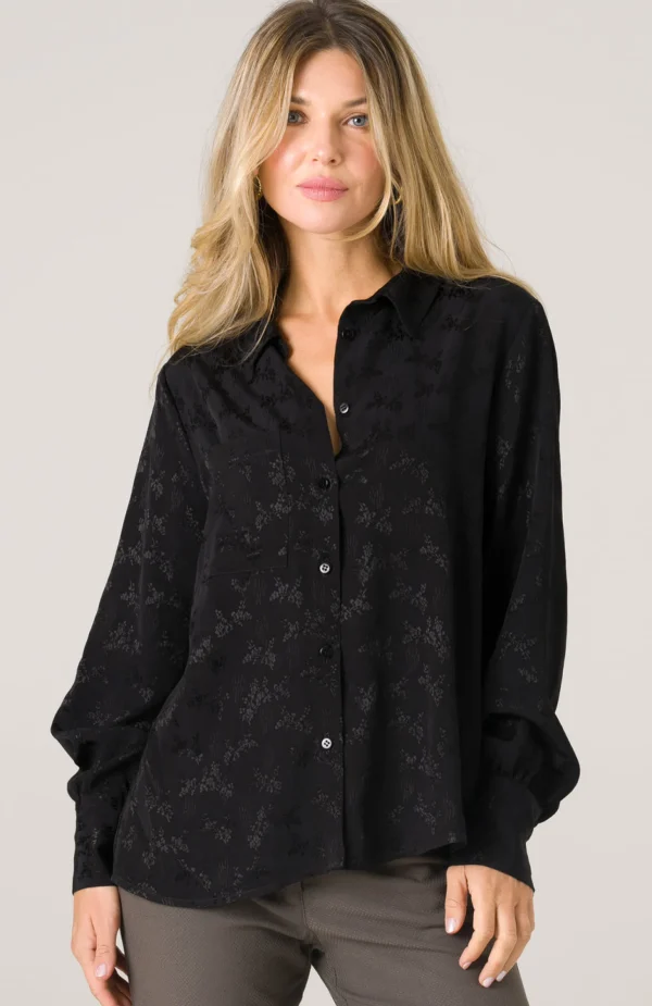 Schwarze Bluse Kauri