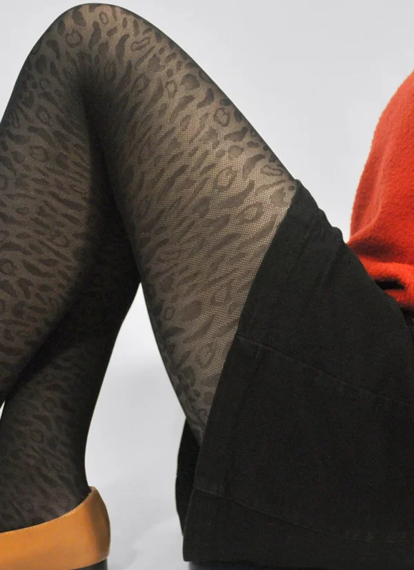 Schwarze 60D-Strumpfhose von Emma Leo