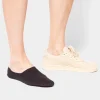 Schwarze  füsslinge Socken - Dreier Pack