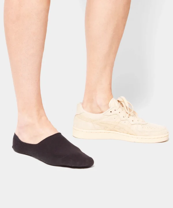 Schwarze füsslinge Socken - Dreier Pack