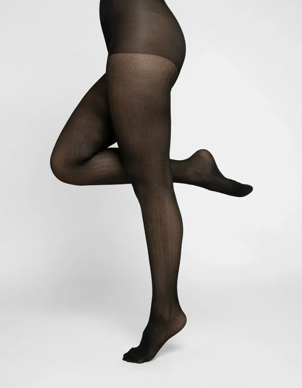 Schwarze Nina-Strumpfhose