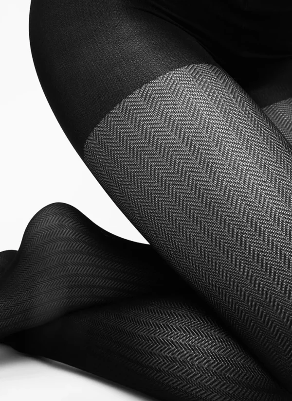 Schwarze Nina-Strumpfhose
