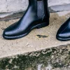 Schwarze Regen-Boots Montpluie Chevrons