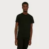 Schwarzes T-Shirt aus Bio-Baumwolle