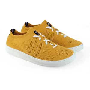 Senfgelbe Original-Sneaker aus recyceltem Material