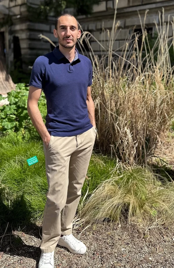 Slim Herren Poloshirt Navy
