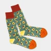 Socken aus Bio-Baumwolle – Avocado