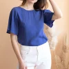 Tencel Bluse Lys blau